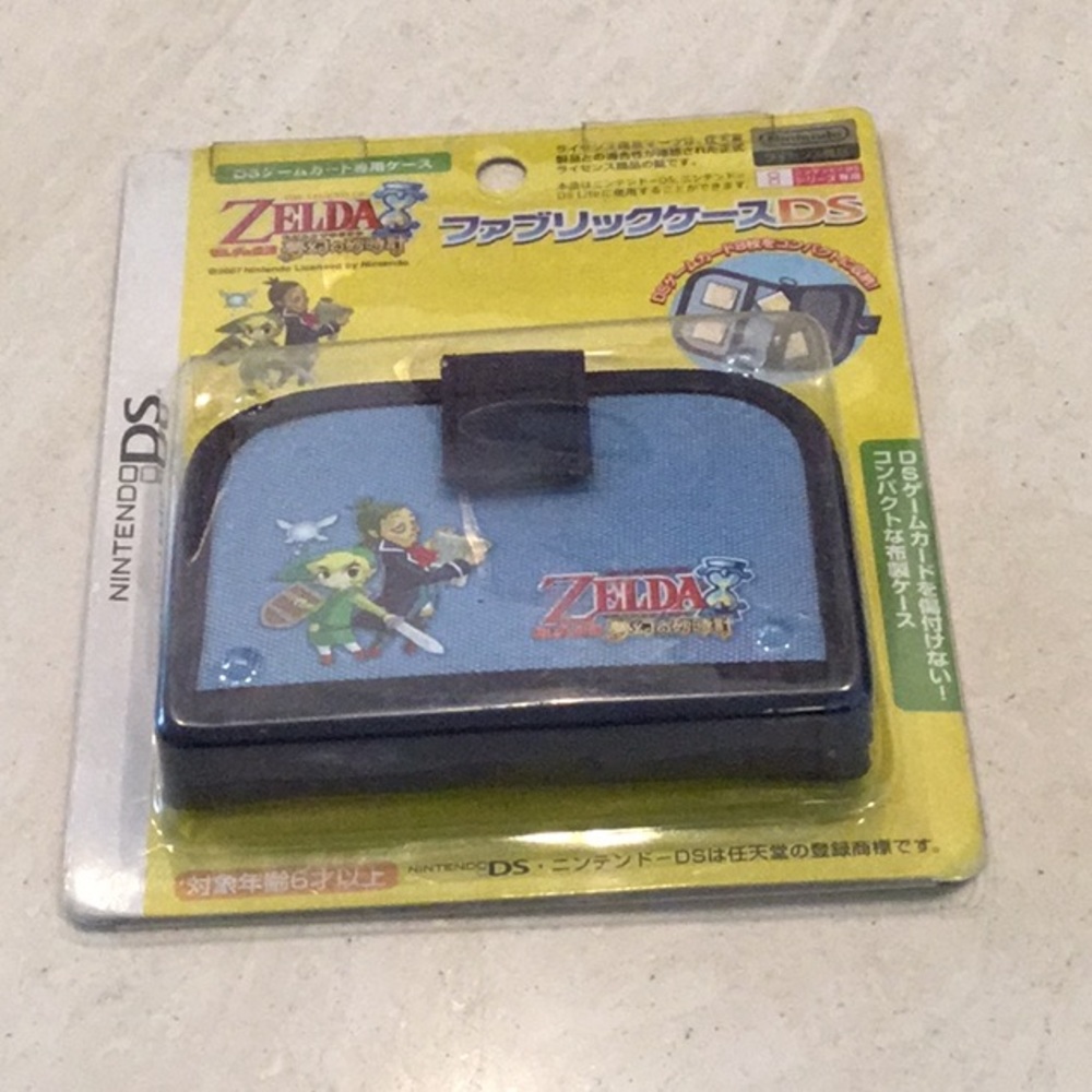 The Legend Of Zelda 2007 Nintendo DS Game Case Japan Games Pouch Holder 3DS - Picture 11 of 16
